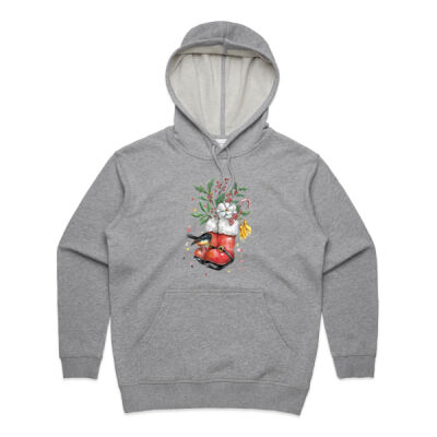 Christmas NZ Tomtit - Womens Premium Hood Thumbnail