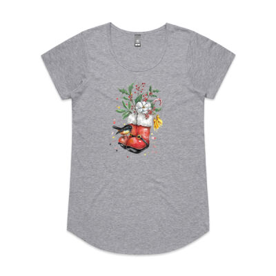 Christmas NZ Tomtit - Womens Mali Tee Thumbnail