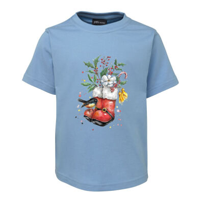 Christmas NZ Tomtit - Kids Tee Thumbnail