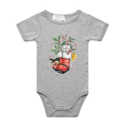 Christmas NZ Tomtit - Mini-Me One-Piece Thumbnail