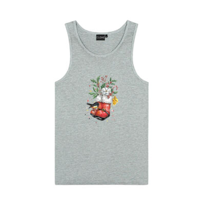 Christmas NZ Tomtit - Mens Concept Singlet Thumbnail