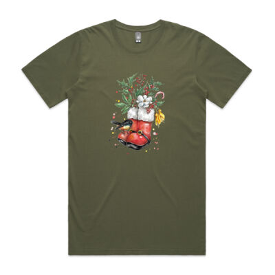 Christmas NZ Tomtit - Mens Faded Tee Thumbnail