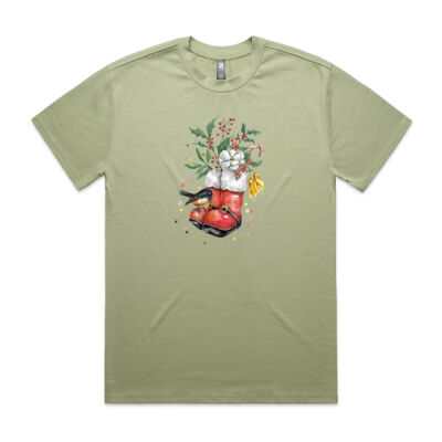 Christmas NZ Tomtit - Mens Heavy Tee Thumbnail