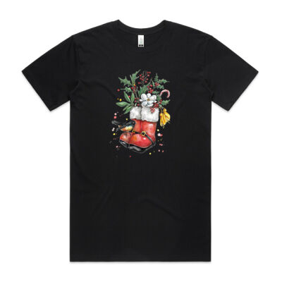 Christmas NZ Tomtit - Mens Staple Organic Tee Thumbnail