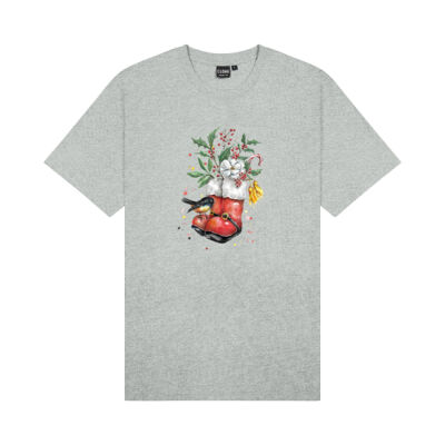 Christmas NZ Tomtit - Mens Outline Tee Thumbnail