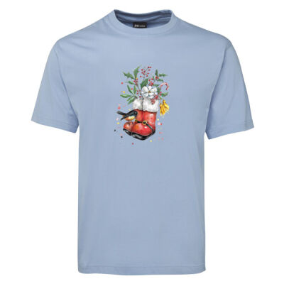 Christmas NZ Tomtit - JB's Mens Tee Thumbnail