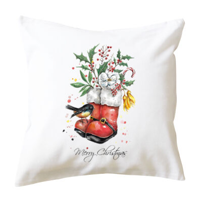 Christmas NZ Tomtit - Cushion cover Thumbnail