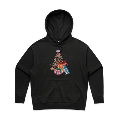 Little Blue Penguin Christmas - Womens Heavy Hood Thumbnail