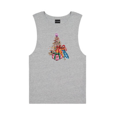 Little Blue Penguin Christmas - Mens Big Air Tank Thumbnail