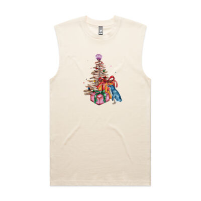 Little Blue Penguin Christmas - Mens Classic Tank Thumbnail