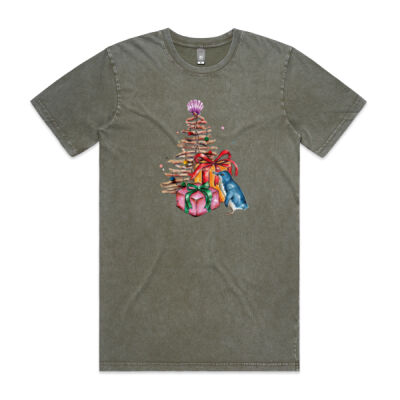 Little Blue Penguin Christmas - Mens Stone Wash Staple Thumbnail