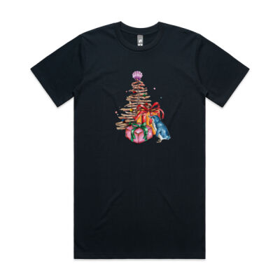 Little Blue Penguin Christmas - Mens Classic Plus Tee Thumbnail