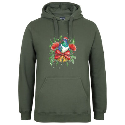 New Zealand Christmas Kerereu - Mens Fleecy Hoodie Thumbnail
