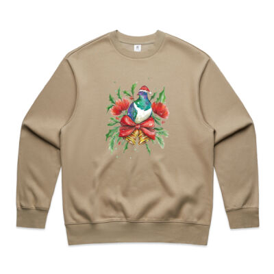 New Zealand Christmas Kerereu - Mens Heavy Crew Thumbnail