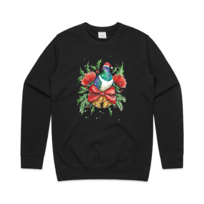 New Zealand Christmas Kerereu - Mens Premium Crew Thumbnail