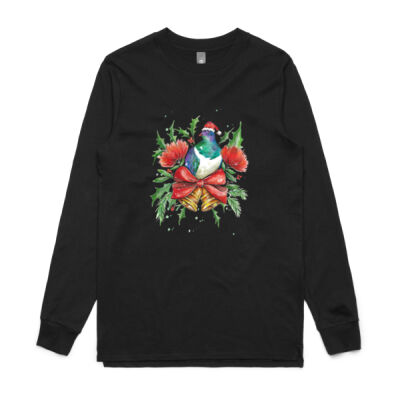 New Zealand Christmas Kerereu - Mens Base Longsleeve Tee Thumbnail