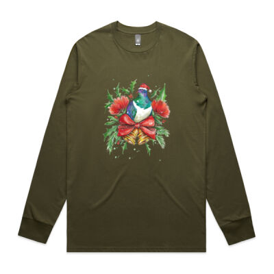 New Zealand Christmas Kerereu - Mens Staple Longsleeve Tee Thumbnail