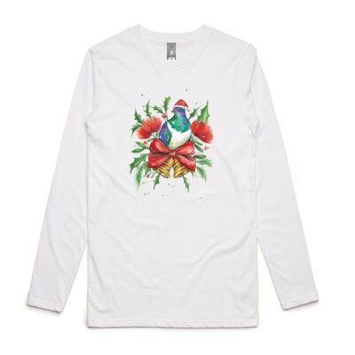 New Zealand Christmas Kerereu - Mens Ink Longsleeve Tee Thumbnail