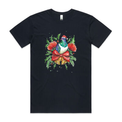 New Zealand Christmas Kerereu - Mens Staple Organic Tee Thumbnail