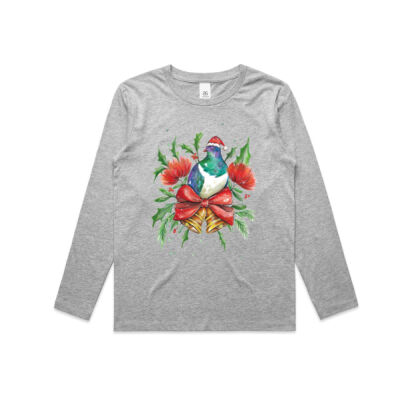 New Zealand Christmas Kerereu - Kids Longsleeve Tee Thumbnail
