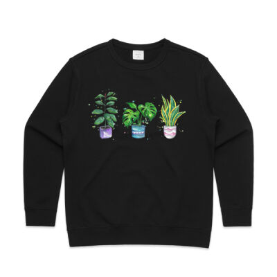 House Plants - Womens Premium Crew Thumbnail