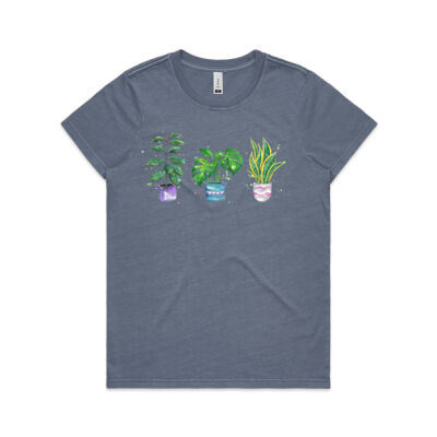 House Plants - Womens Faded Tee Thumbnail