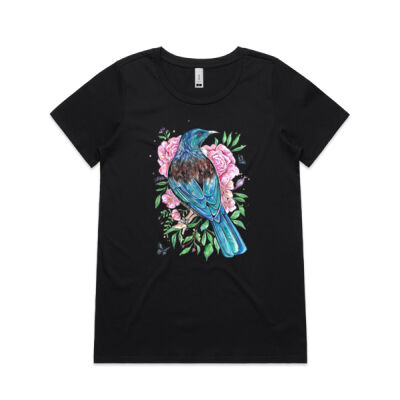 Garden Tui - Womens Shallow Scoop Tee Thumbnail