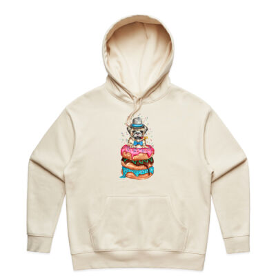 Donut Pug - Womens Heavy Hood Thumbnail