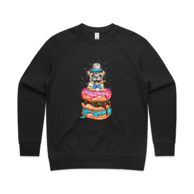 Donut Pug - Womens Supply Crew Thumbnail