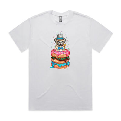 Donut Pug - Mens Heavy Tee Thumbnail