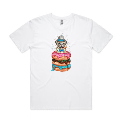Donut Pug - Mens Staple Minus T shirt Thumbnail