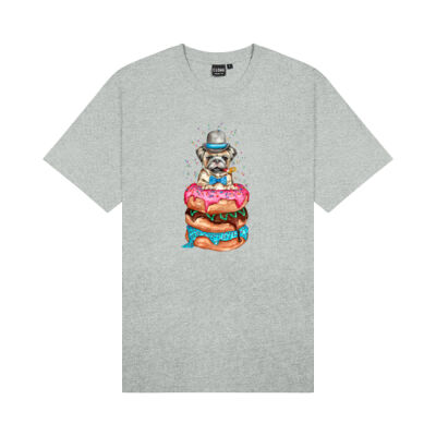 Donut Pug - Mens Outline Tee Thumbnail