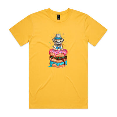 Donut Pug - Mens Staple T shirt Thumbnail