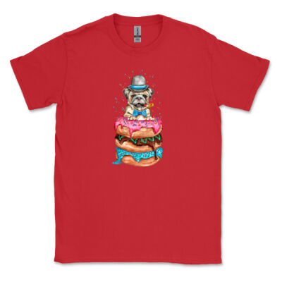 Donut Pug - Mens Softstyle T-Shirt Thumbnail