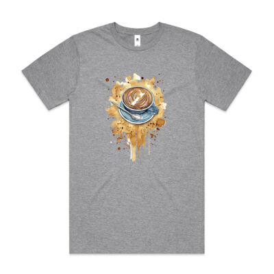 NZ Flat White - Mens Block T shirt Thumbnail