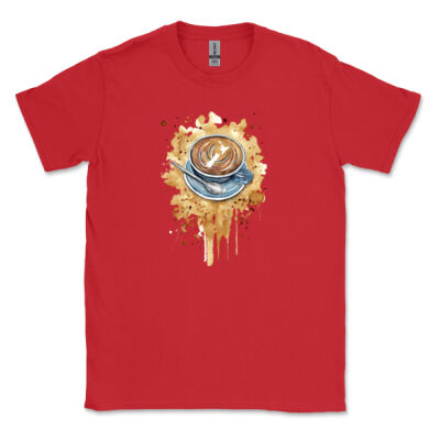 NZ Flat White - Mens Softstyle T-Shirt Thumbnail