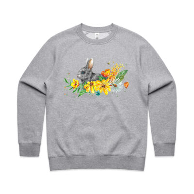 Floral Bunny - Womens Supply Crew Thumbnail
