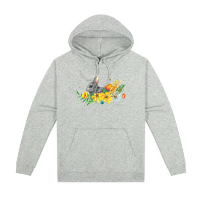 Floral Bunny - Kids Origin Hoodie Thumbnail