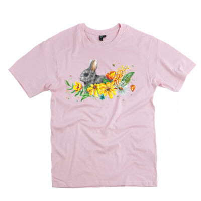 Floral Bunny - Kids Unisex Classic Tee Thumbnail