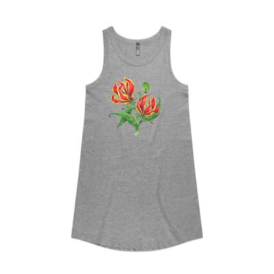 Flame Lilies - Womens Saturday Dress Thumbnail