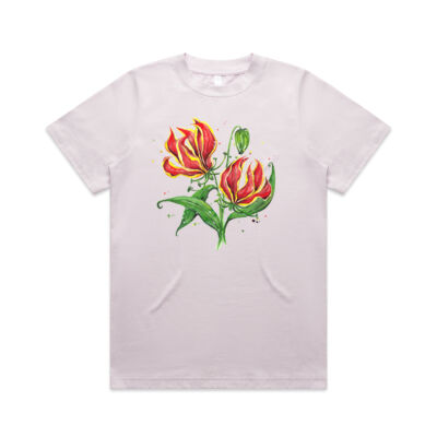 Flame Lilies - Womens Heavy Tee Thumbnail