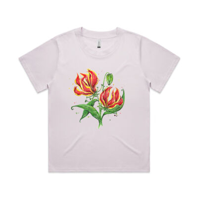 Flame Lilies - Womens Martina Tee Thumbnail