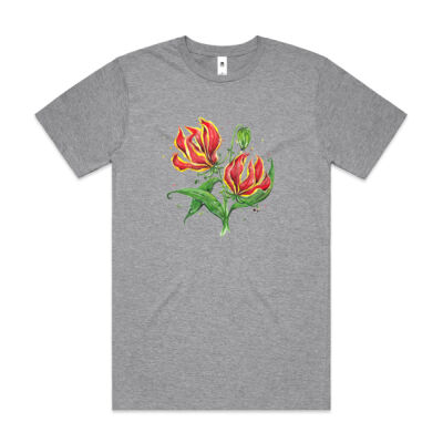 Flame Lilies - Mens Block T shirt Thumbnail