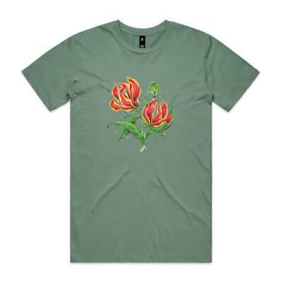 Flame Lilies - Mens Staple T shirt Thumbnail