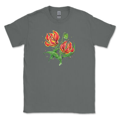 Flame Lilies - Mens Softstyle T-Shirt Thumbnail