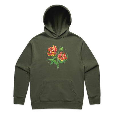 Flame Lilies - Mens Relax Hood Thumbnail