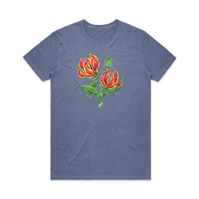 Flame Lilies - Mens Faded Tee Thumbnail