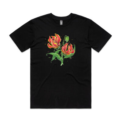 Flame Lilies - Mens Staple Minus T shirt Thumbnail