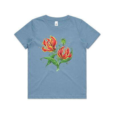 Flame Lilies - Kids Youth T shirt Thumbnail