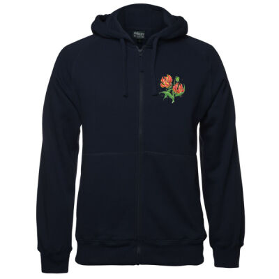 Flame Lilies - Kids Full Zip Fleecy Hoodie Thumbnail